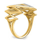 Polished 1/5 carat Diamond Fancy Geometric Ring - WBC