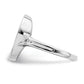 Polished 1/8 carat Diamond Teardrop Ring - WBC