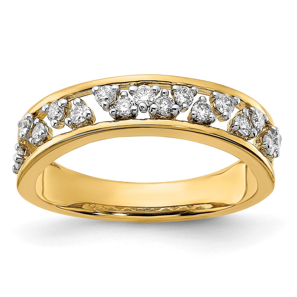 Polished 1/3 carat Diamond Band - WBC