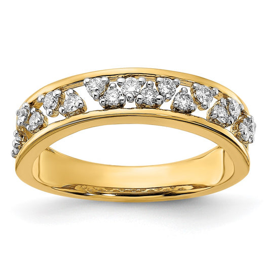 Polished 1/3 carat Diamond Band - WBC