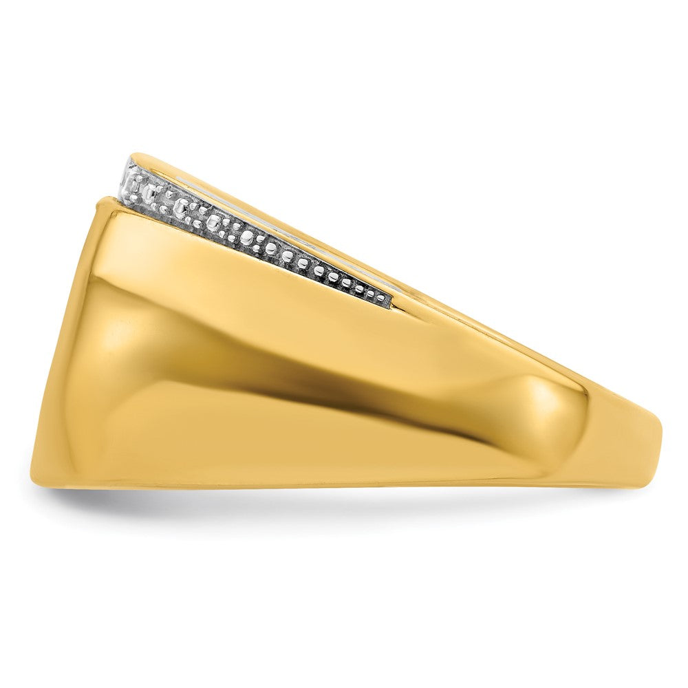 Onyx and Diamond Mens Ring - WBC