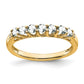 April/ Topaz and Diamond 7-stone Ring - WBC