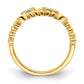 Polished 1/8 carat Diamond Pave Circles Multi-band Ring - WBC