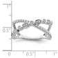 Polished 1/3 carat Diamond Criss Cross Ring - WBC