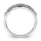 Polished 1/6 carat Diamond Blocks Ring - WBC