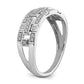 Polished 1/6 carat Diamond Blocks Ring - WBC