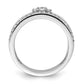 Polished 1/4 carat Diamond Double Band Fashion Ring - WBC