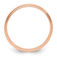 Lightweight Milgrain Half Round Wedding Band - WBC