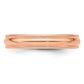 Lightweight Milgrain Half Round Wedding Band - WBC
