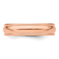 Lightweight Milgrain Half Round Wedding Band - WBC