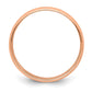 Lightweight Milgrain Half Round Wedding Band - WBC