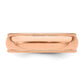 Lightweight Milgrain Half Round Wedding Band - WBC