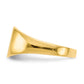 Cushion Closed Back Signet Ring - WBC