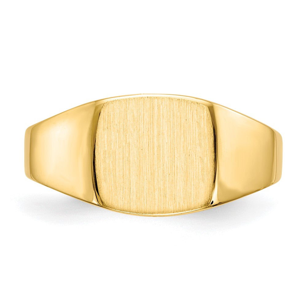 Cushion Closed Back Signet Ring - WBC