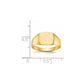 Cushion Closed Back Signet Ring - WBC