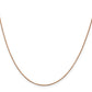 . Box Link with Lobster Clasp Chain - WBC