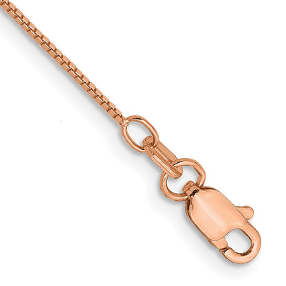. Box Link with Lobster Clasp Chain Anklet - WBC