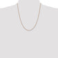 . Box Link with Lobster Clasp Chain - WBC