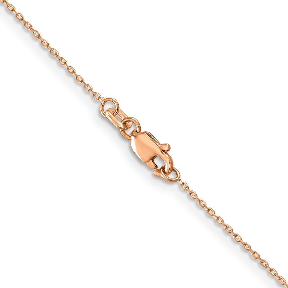 . Diamond-cut Cable with Lobster Clasp Chain - WBC