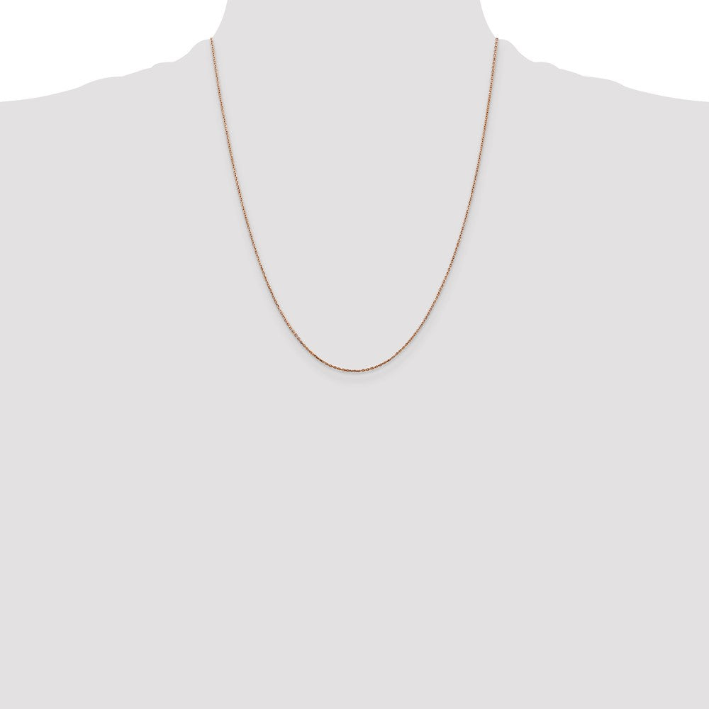 . Diamond-cut Cable with Lobster Clasp Chain - WBC