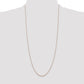 . Diamond-cut Cable with Lobster Clasp Chain - WBC