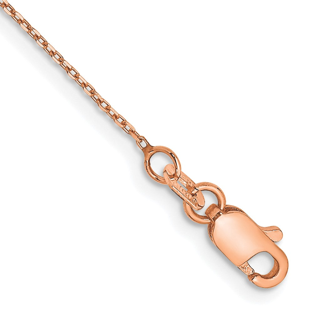 . Diamond-cut Cable with Lobster Clasp Chain - WBC
