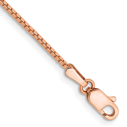 Box Link with Lobster Clasp Bracelet - WBC