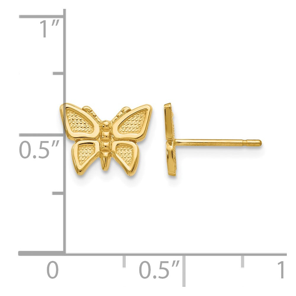 Polished Butterfly Post Earrings - WBC