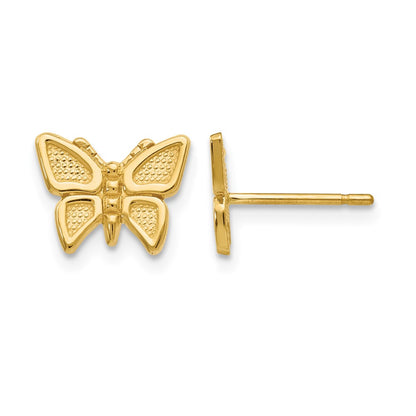 Polished Butterfly Post Earrings - WBC