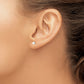 Madi K 3- Round Freshwater Cultured Pearl Post Earrings with Silicone Backs - WBC