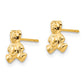 Madi K Teddy Bear Childrens Post Earrings - WBC