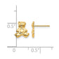 Madi K Teddy Bear Childrens Post Earrings - WBC