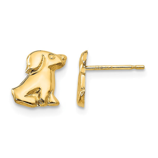 Madi K Dog Childrens Post Earrings - WBC