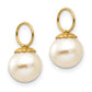 Madi K Freshwater Cultured Pearl Hoop Enhancers - WBC