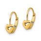 Madi K Heart Childrens Leverback Earrings - WBC