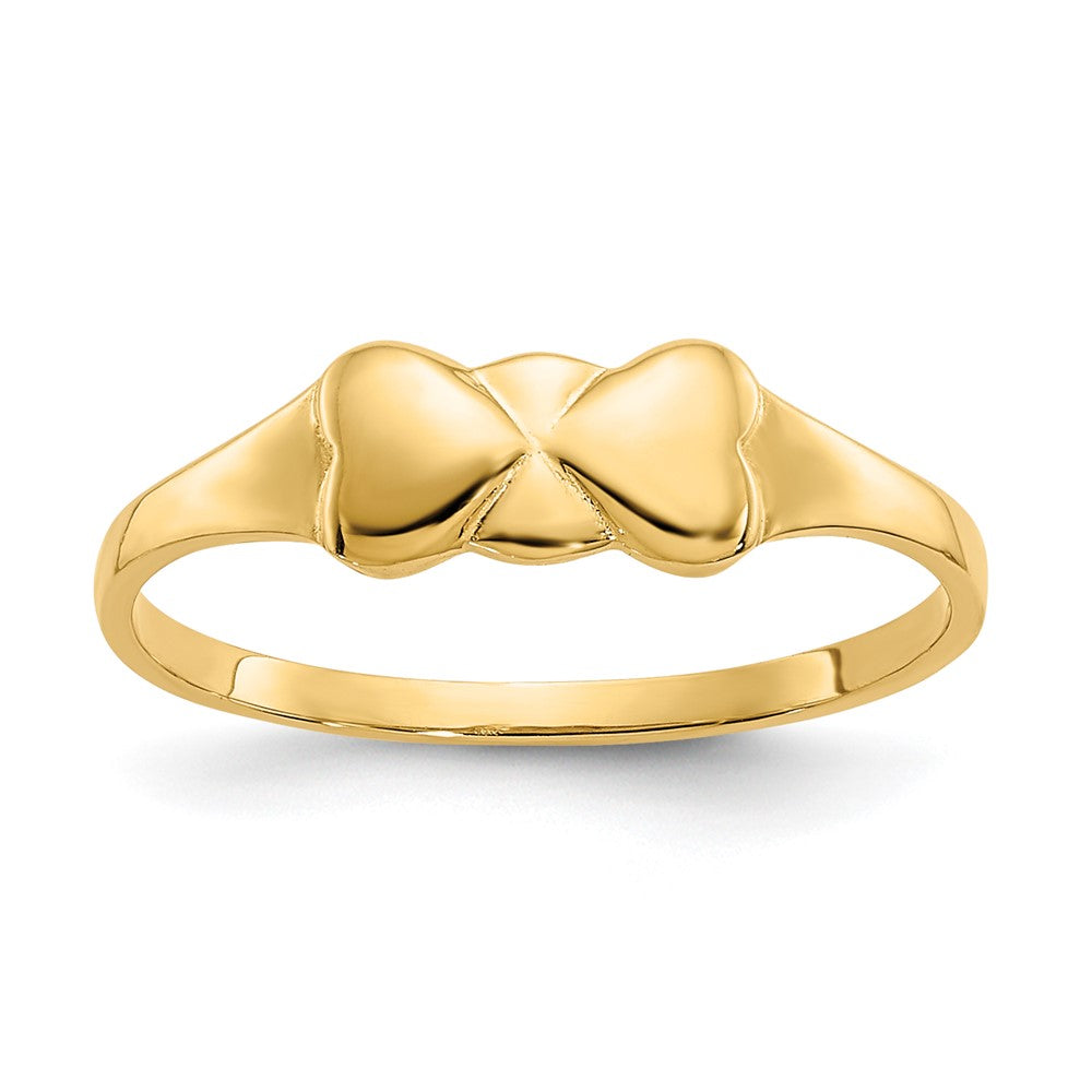 Madi K Two Hearts Baby / Childrens Ring - WBC