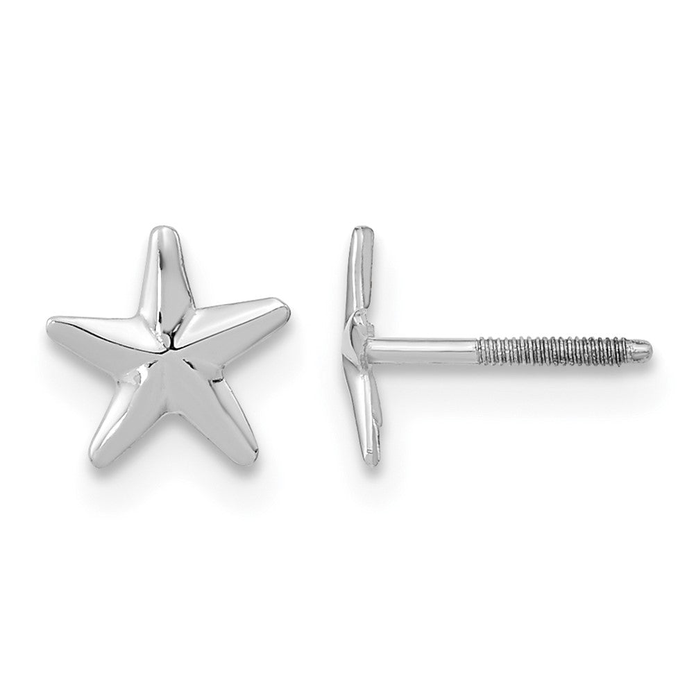 Madi K Star Childrens Screwback Post Earrings - WBC