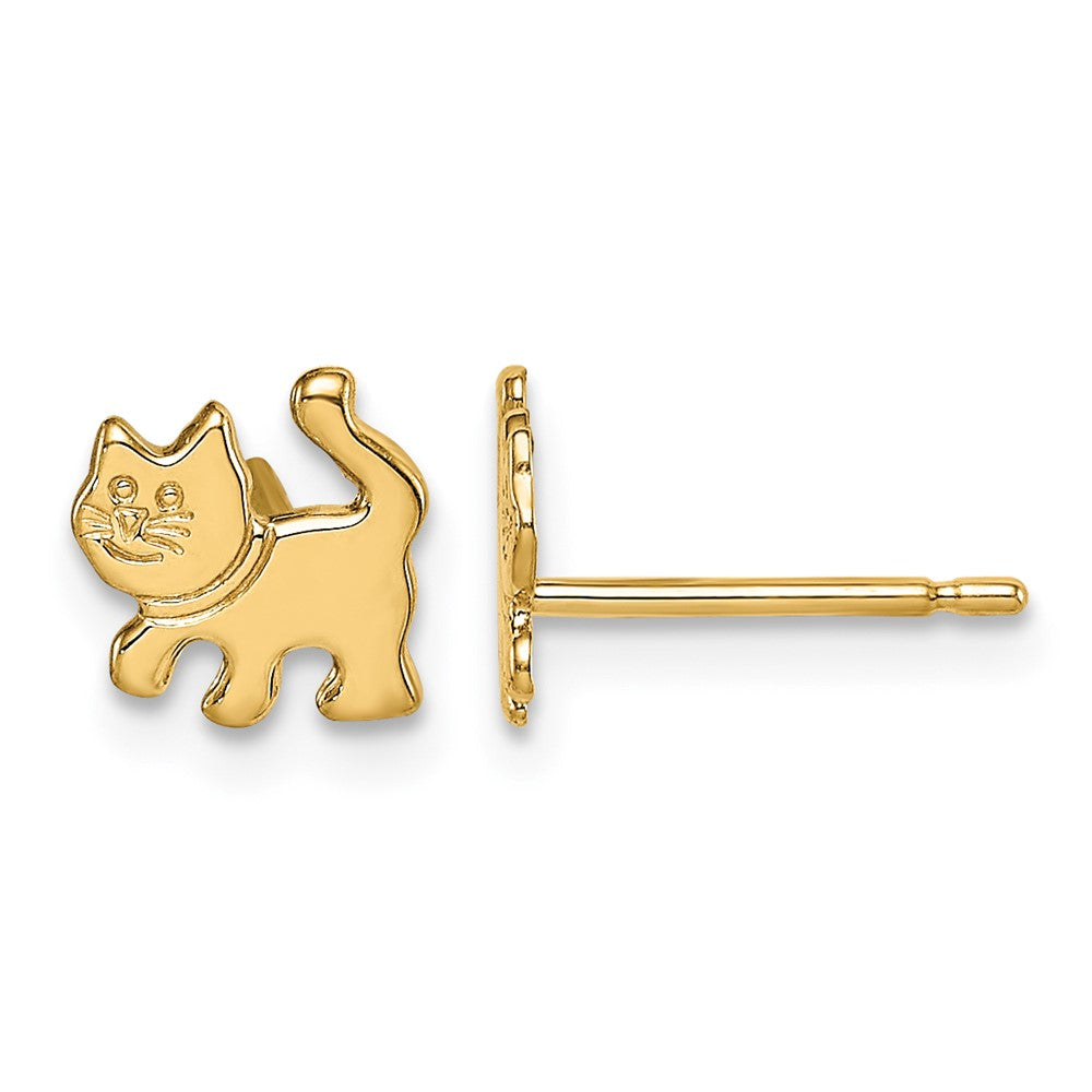 Madi K Kitten Childrens Post Earrings - WBC