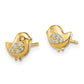 Madi K CZ Bird Childrens Post Earrings - WBC