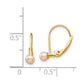 Madi K 3- Pink Round Freshwater Cultured Pearl Leverback Earrings - WBC