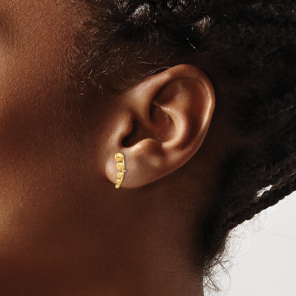 Madi K Graduated Ball Post Earrings - WBC