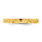 Madi K Diamond-cut Zig-Zag Design Flat Band Baby / Children's Ring - WBC