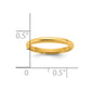 Madi K Polished Half Round Band Baby / Children's Ring - WBC