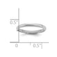 Madi K Polished Half Round Band Baby / Children's Ring - WBC