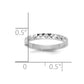 Madi K Diamond-cut Design Flat Band Baby / Children's Ring - WBC