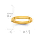 Madi K High Polished Flat Band Baby / Children's Ring - WBC