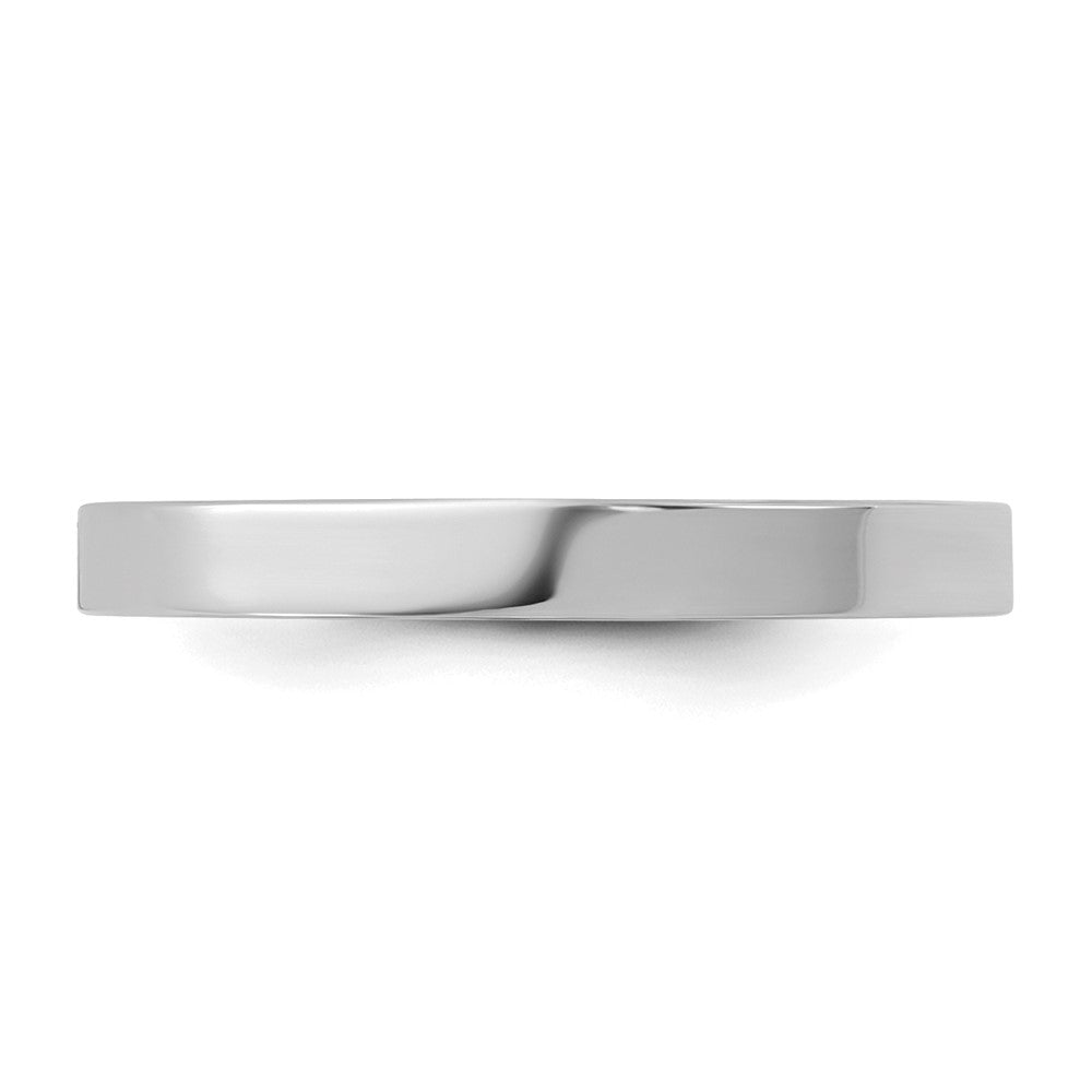 Madi K High Polished Flat Band Baby / Children's Ring - WBC