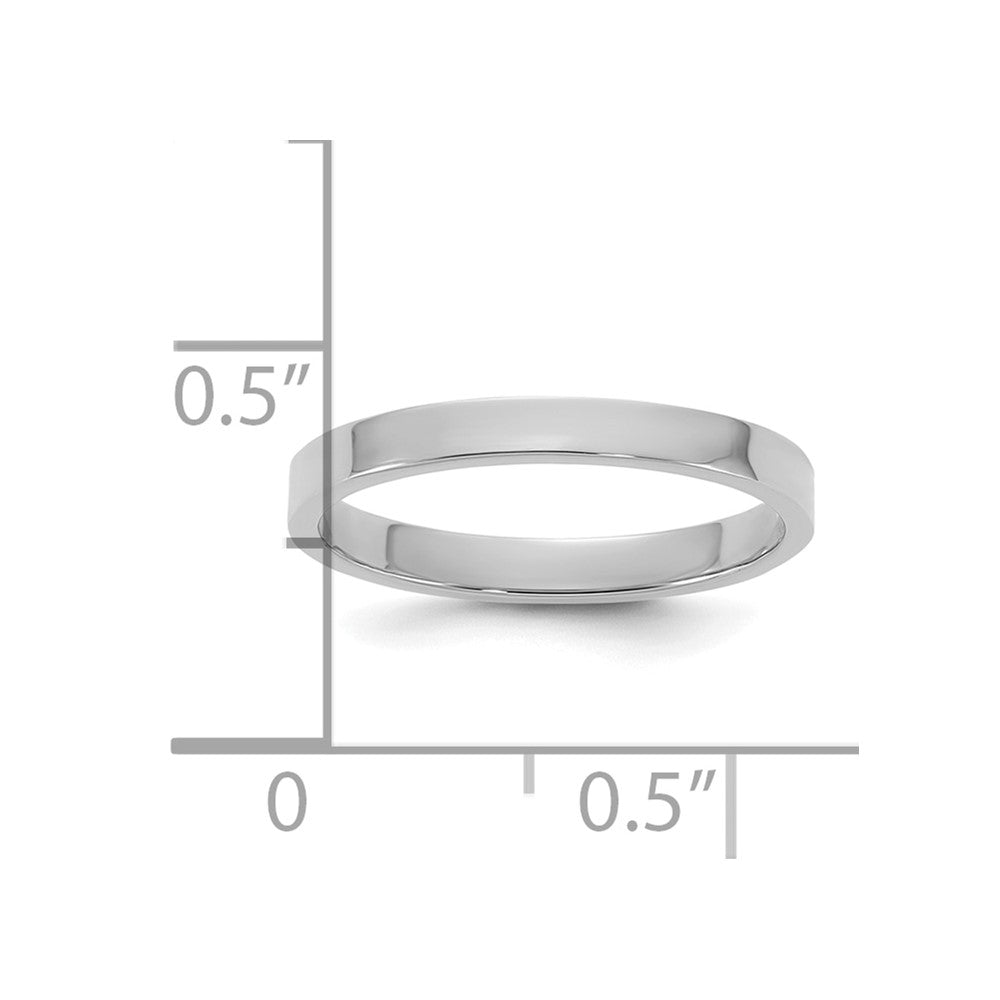 Madi K High Polished Flat Band Baby / Children's Ring - WBC