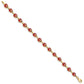 Red and Black Enamel and Resin Ladybug Bracelet - WBC