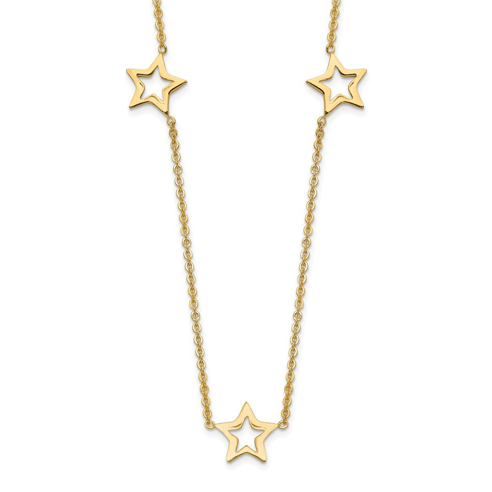 Open Stars Necklace Plus Extension - WBC